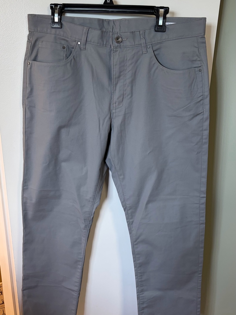 Calvin Klein Light Gray Slim Pants